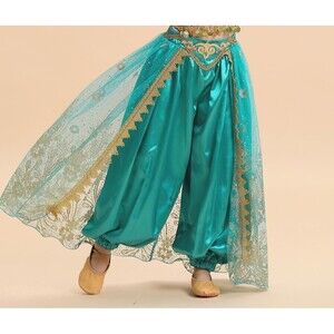 Jasmine Costume Harem *Pants Only* Child Size XL Halloween Aladdin Dress up